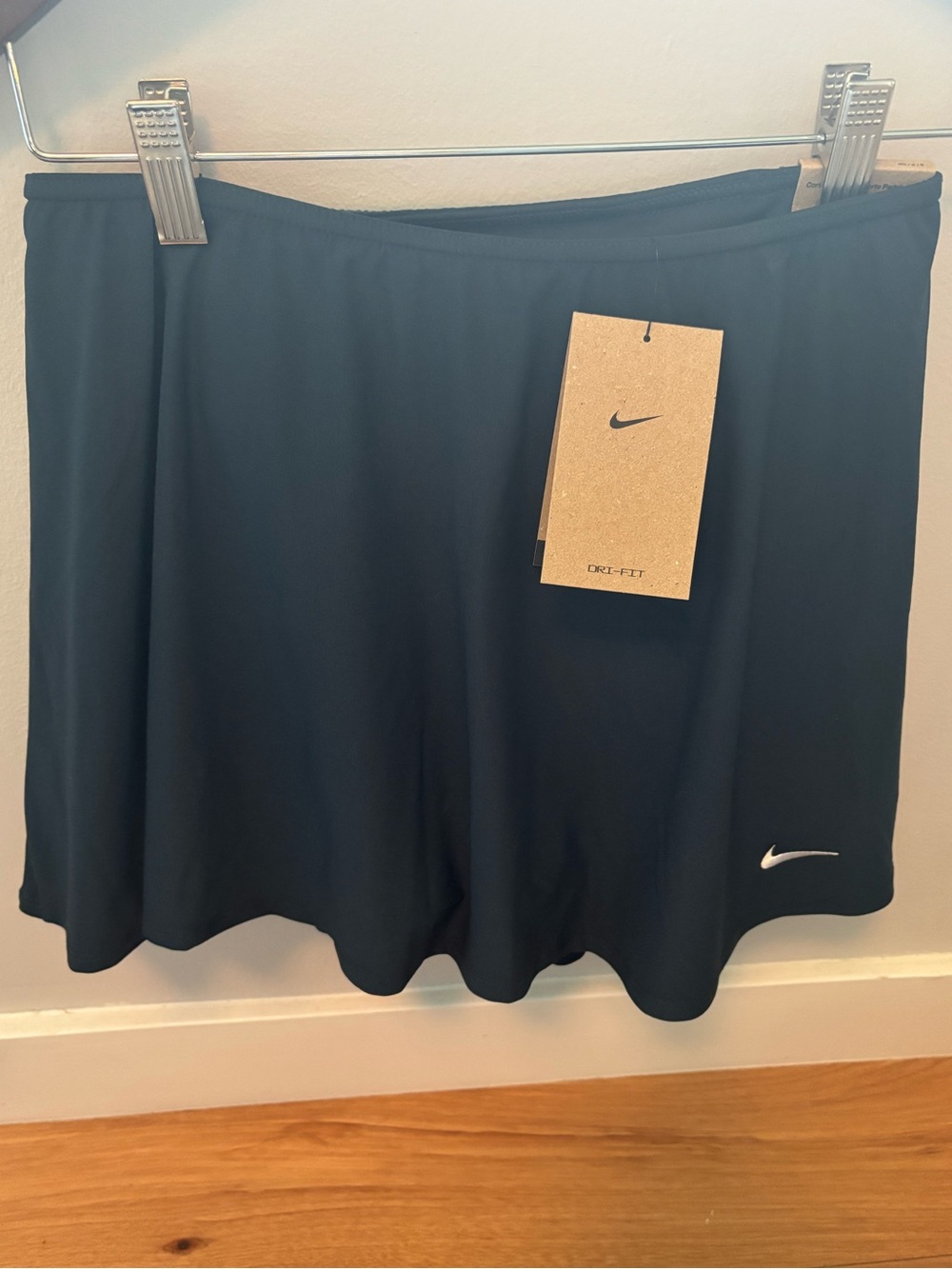 Nike Dark Teal Mini Athletic Skirt with White Swoosh